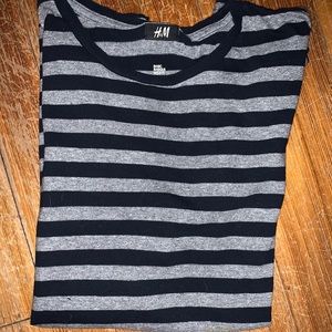H&M striped men’s short sleeve tee